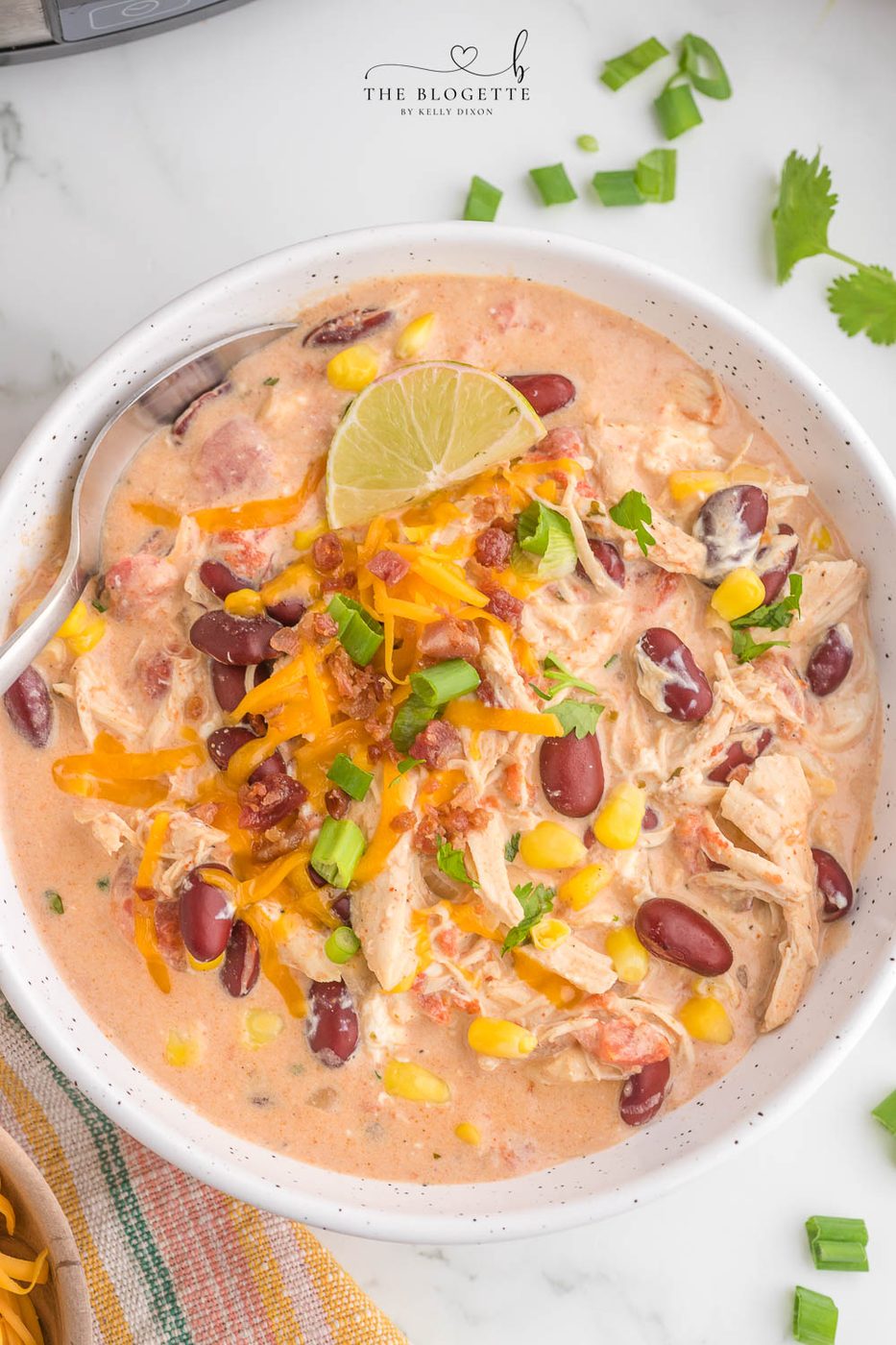 From-scratch Slow Cooker White Chicken Chili