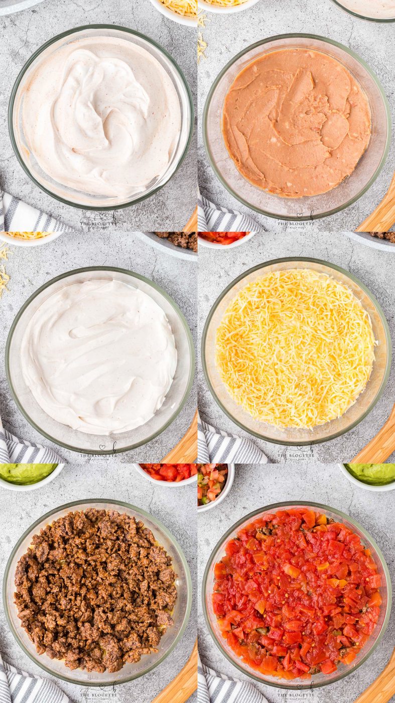 7 layers in the dip