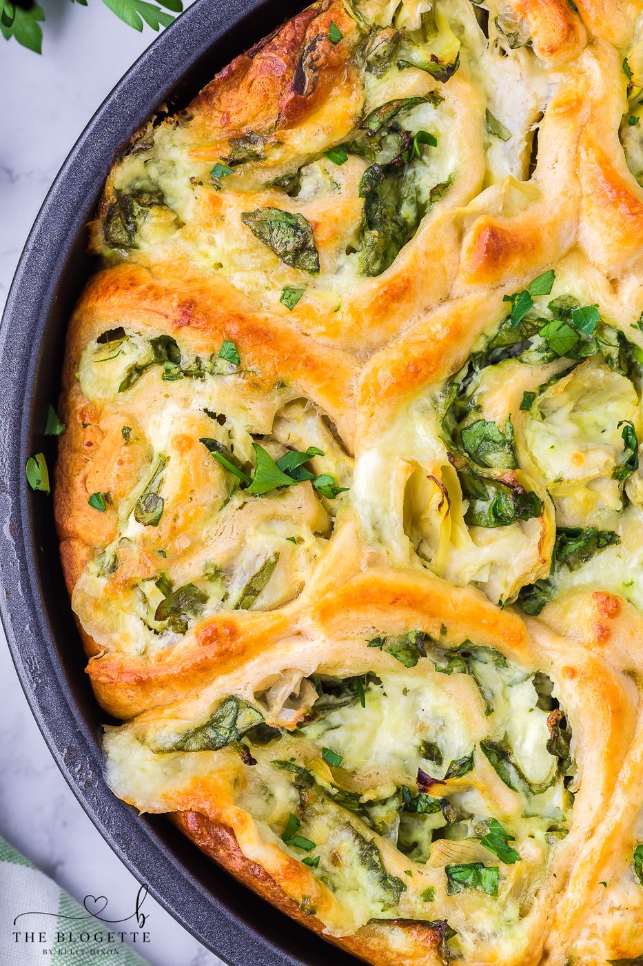 Spinach Artichoke Pinwheels, cheesy