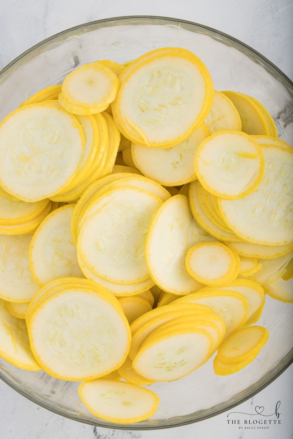 Sliced squash