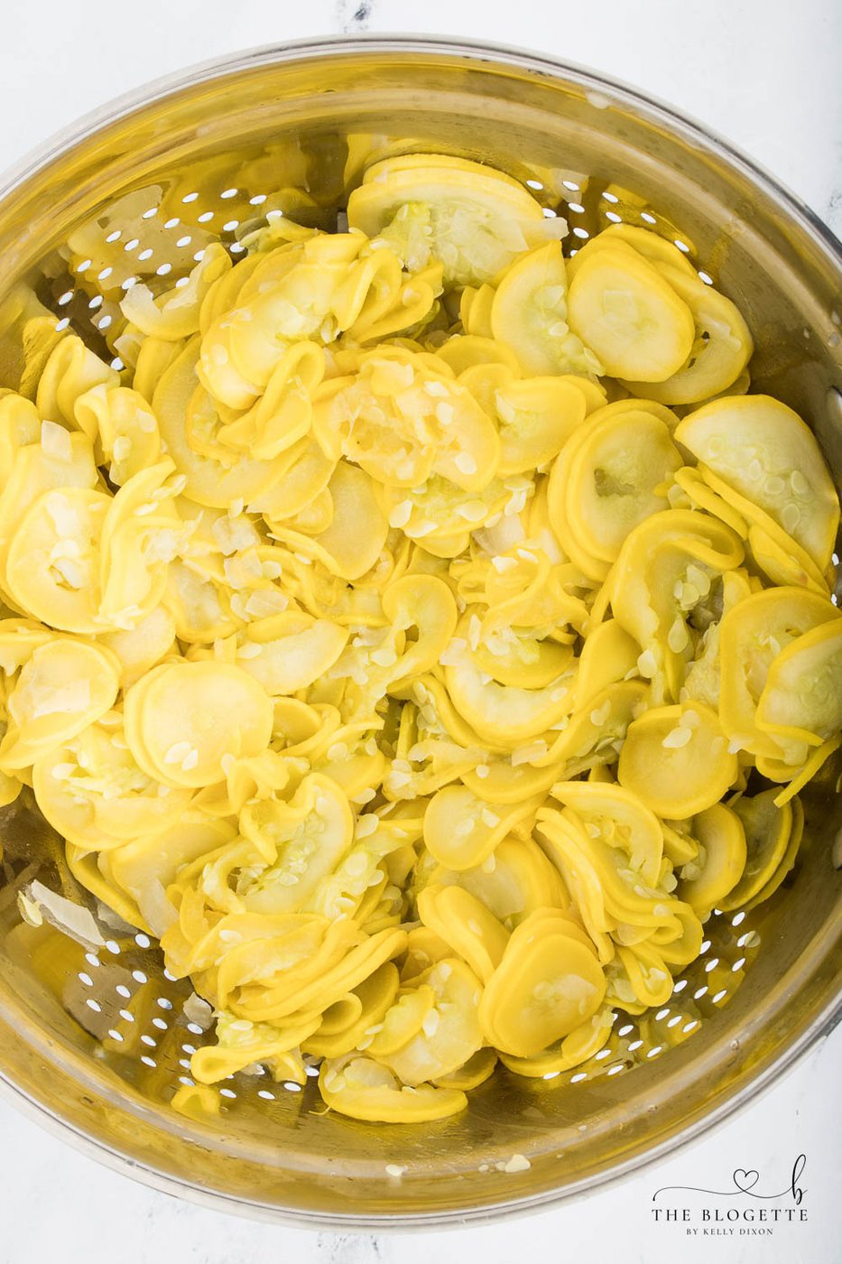 Sliced squash