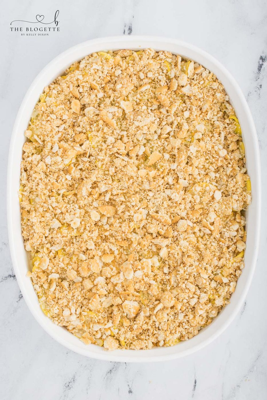 Topped with butter cracker crackers