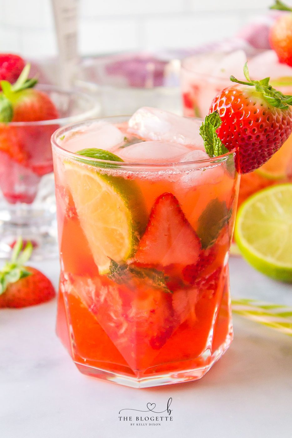 Home-style Strawberry Mojito