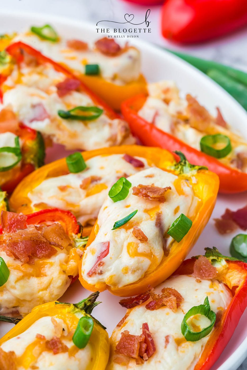 From-scratch Stuffed Mini Peppers