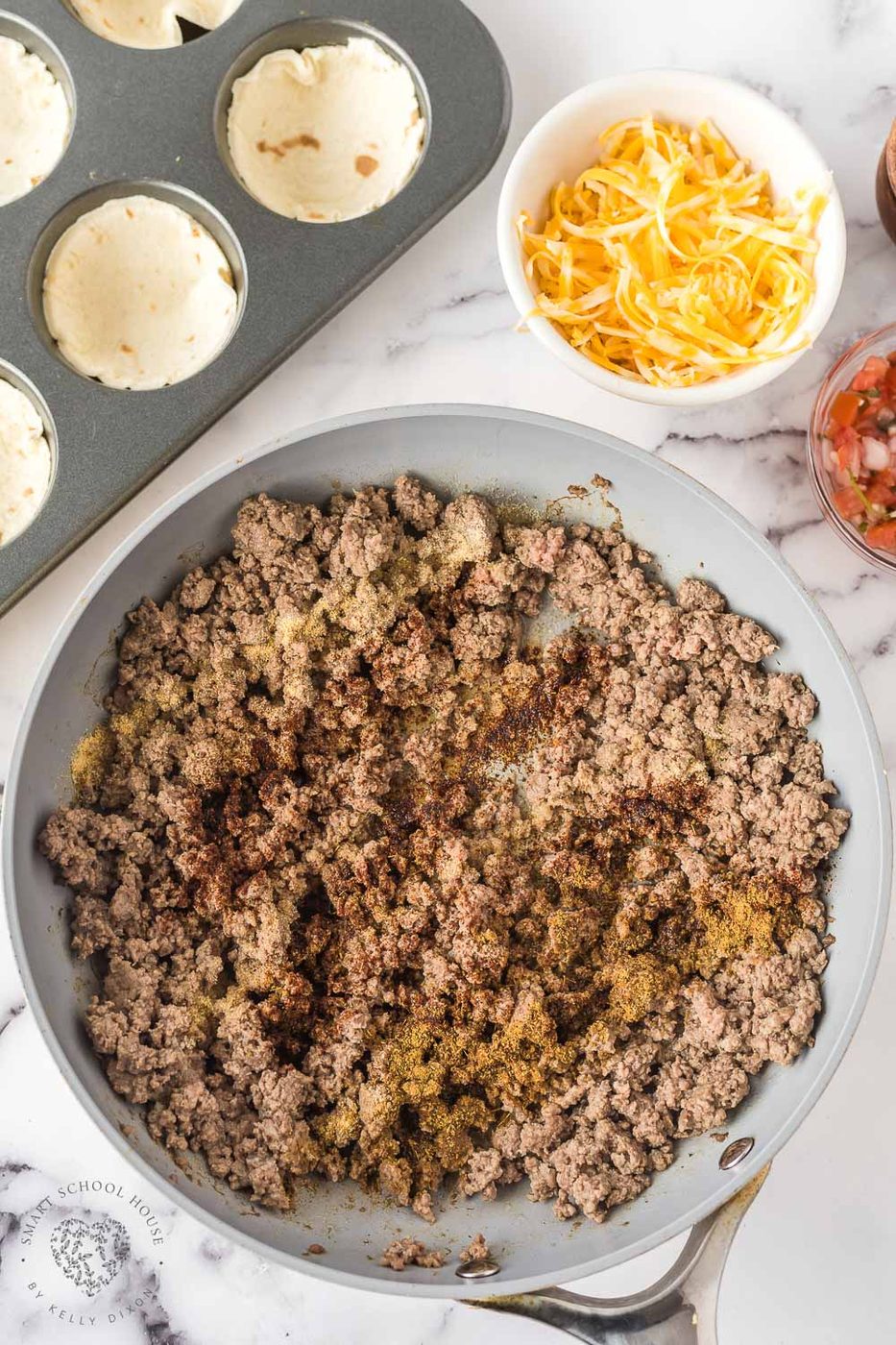 Seasoned ground beef