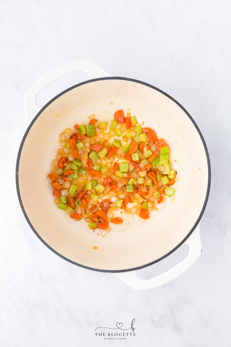 Step 1: Sauté the vegetables