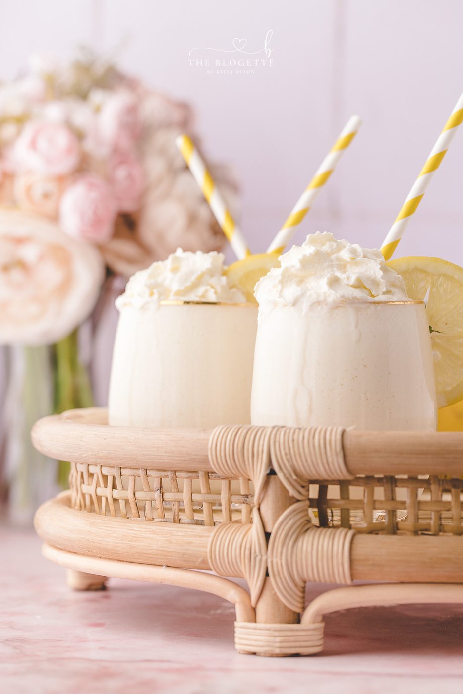 This TikTok Famous Whipped Lemonade recipe is the cool, creamy, blended, indulgent treat you need this summer!