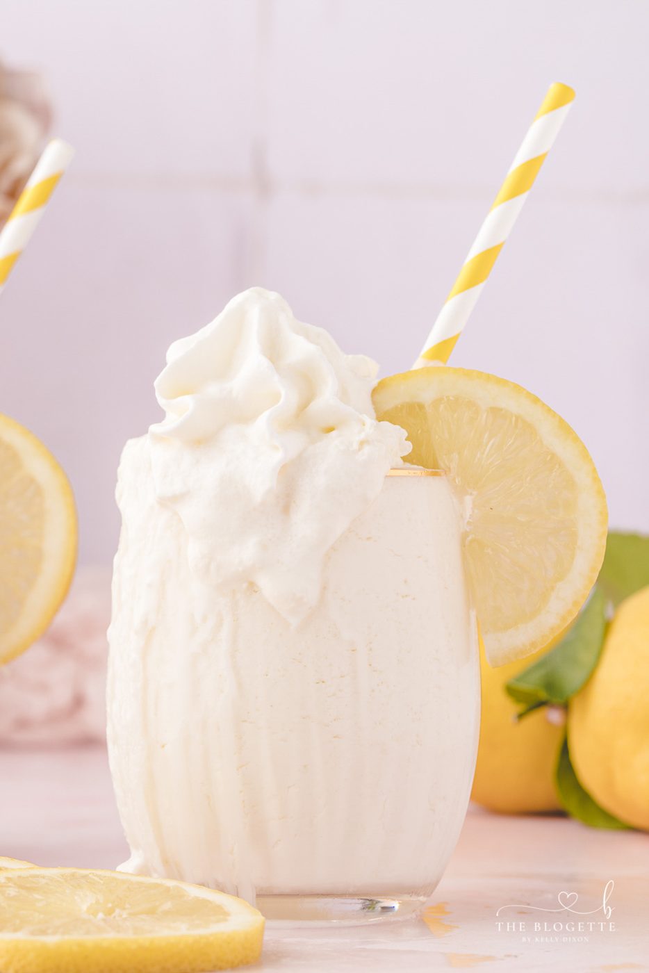 This TikTok Famous Whipped Lemonade recipe is the cool, creamy, blended, indulgent treat you need this summer!