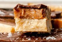 Clean Eating Twix Inspired Bars