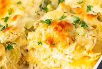 Creamy Chicken Broccoli Lasagna