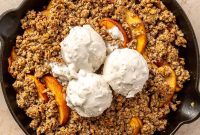 Wholesome Grain-Free Peach Cobbler