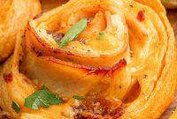 Savory Turkey Cheese Spirals