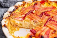 Maple Glazed Bacon Breakfast Bake