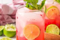 Sparkling Raspberry Mojito