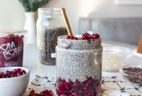 Luscious Coconut Pomegranate Chia Pudding