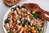 Vibrant Grilled Chicken Salad with Orange-Infused Vinaigrette