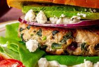Zesty Greek Burgers and Crispy Fries