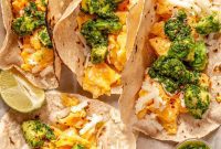 Avocado Chimichurri Sunrise Tacos