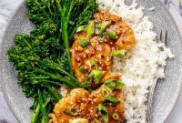 Sticky Glazed Teriyaki Chicken Thighs
