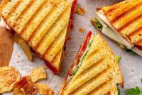 Creamy Avocado, Turkey & Pesto Panini