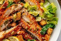 Hot Honey Crispy Chicken Caesar