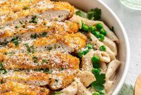 Golden Gluten-Free Milanese with Creamy Scratch-Made Alfredo