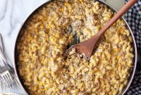 Creamy Skillet Beef and Macaroni