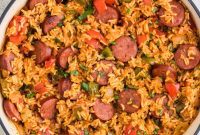Savory Sausage and Rice Skillet