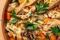 Hearty Chicken and Wild Rice Soup