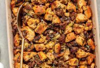 Hearty Sourdough Sausage and Mushroom Stuffing