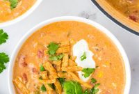 Southwest Chicken Enchilada Soup