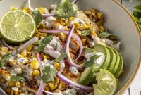 Smoky Elote Chicken Power Bowls