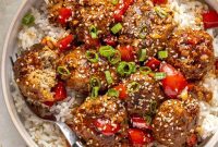 Slow Cooker Sticky Teriyaki Meatballs