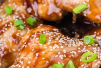 Sticky Honey Garlic Slow Cooker Chicken