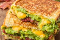 Crispy Bacon Guac Melt
