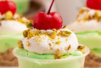 Velvety Pistachio Pudding Shots