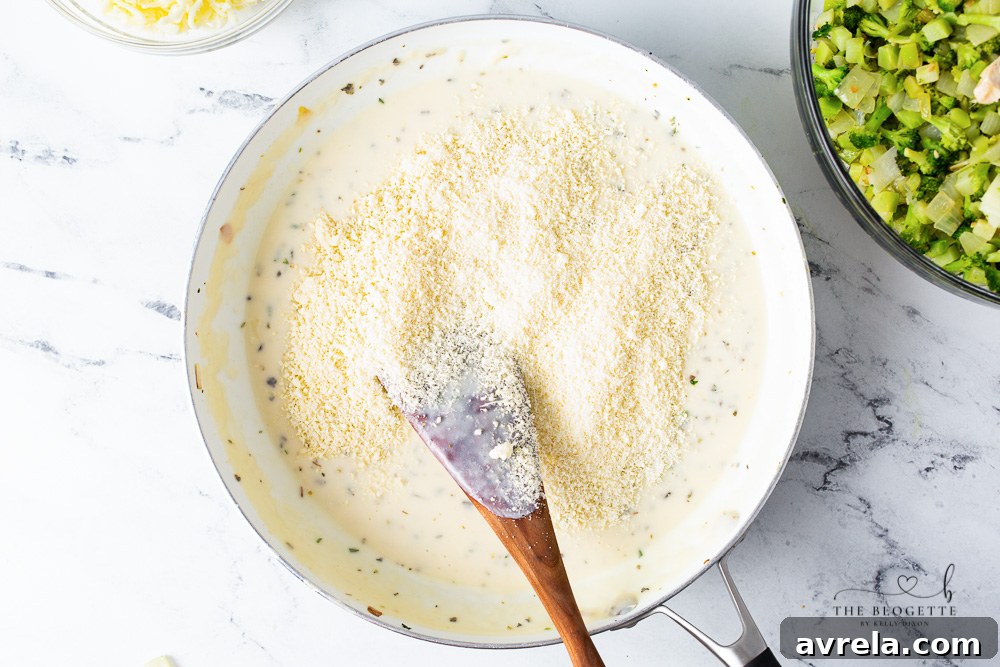 Creamy Chicken Broccoli Lasagna 6 Cheese sauce