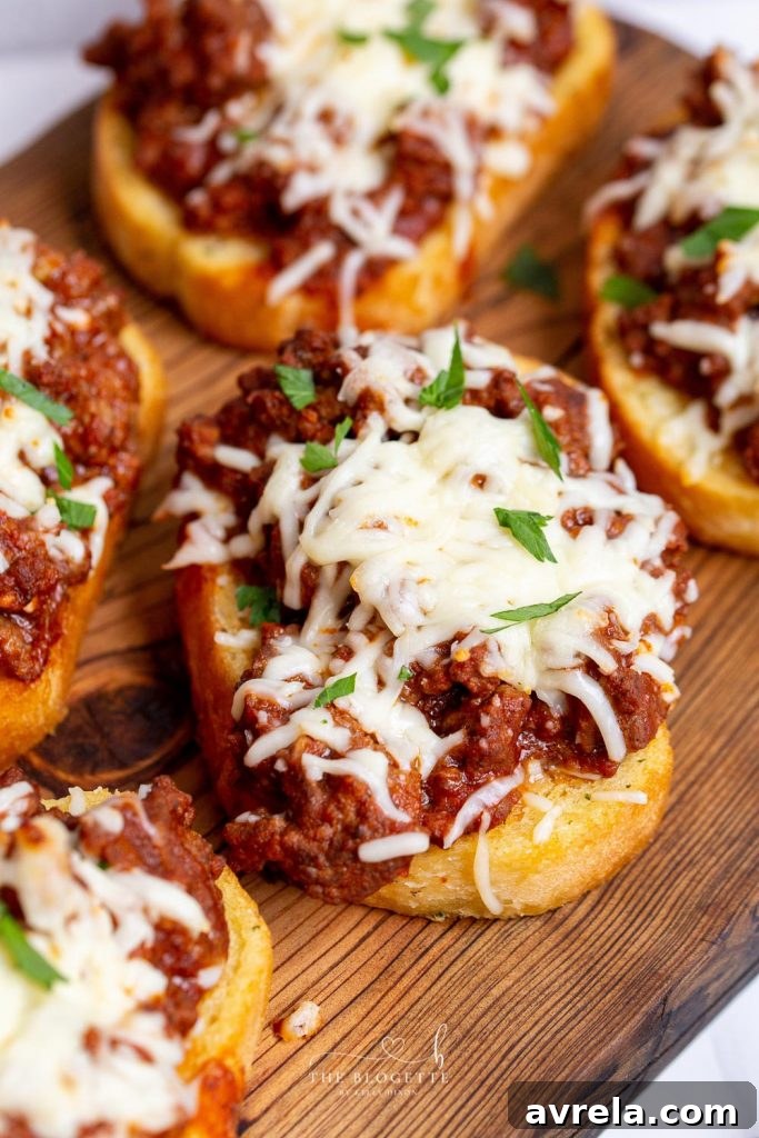 Sloppy Joe Toast 10 Texas Toast Sloppy Joes Recipe Ready to Serve