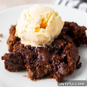 Hot Fudge Pudding Cake, a simple and quick chocolate dessert