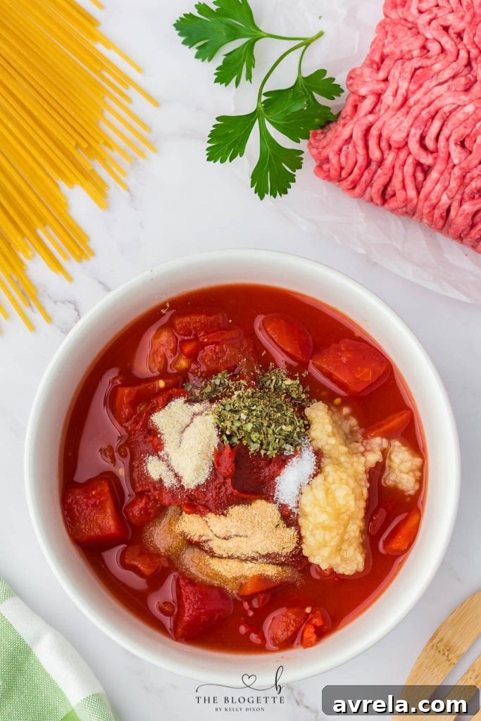 Slow Cooker Cheesy Stuffed Meatball Magic 5 Homemade Pasta Sauce ingredients