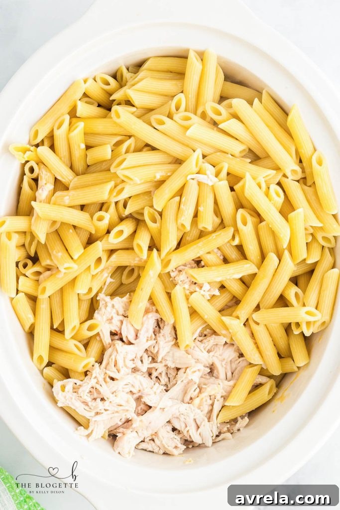 Ultimate Creamy Ranch Crockpot Chicken 6 Crock pot pasta recipe with chicken