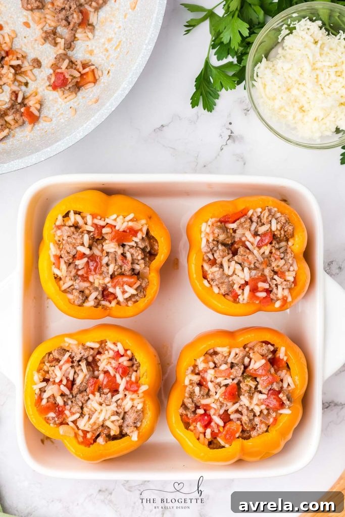Stuffed Bell Peppers Recipe for Halloween