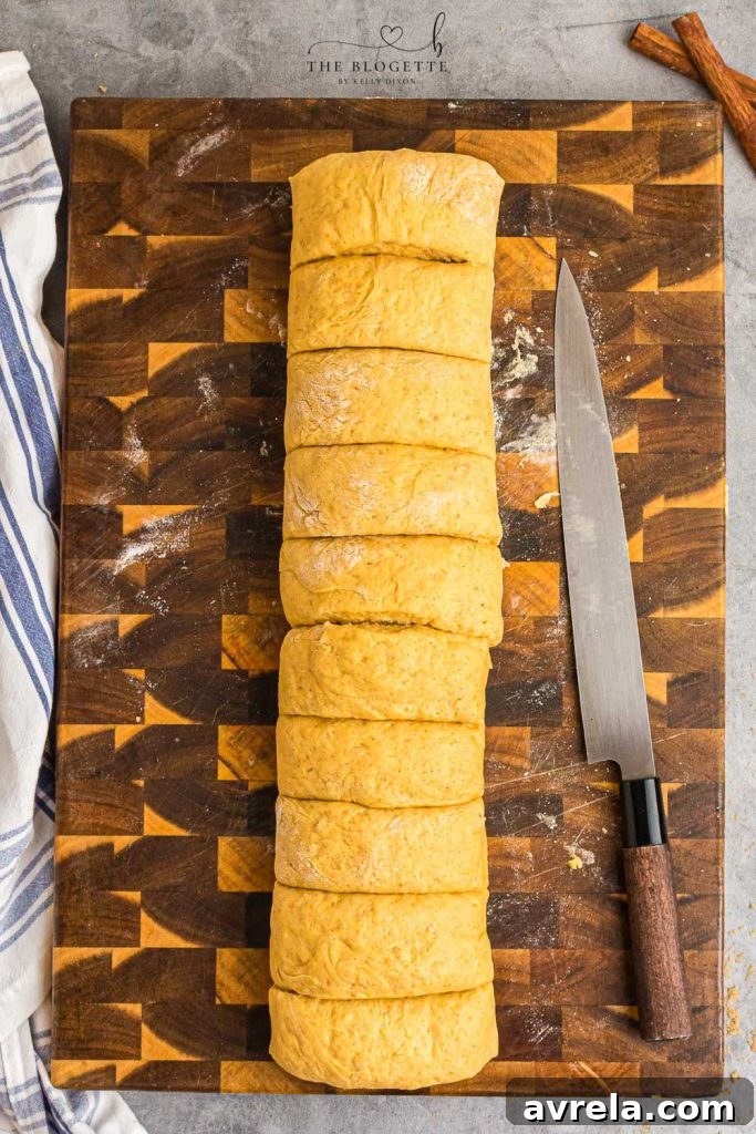 Fall Pumpkin Spice Swirls 8 Rolled up cinnamon dough
