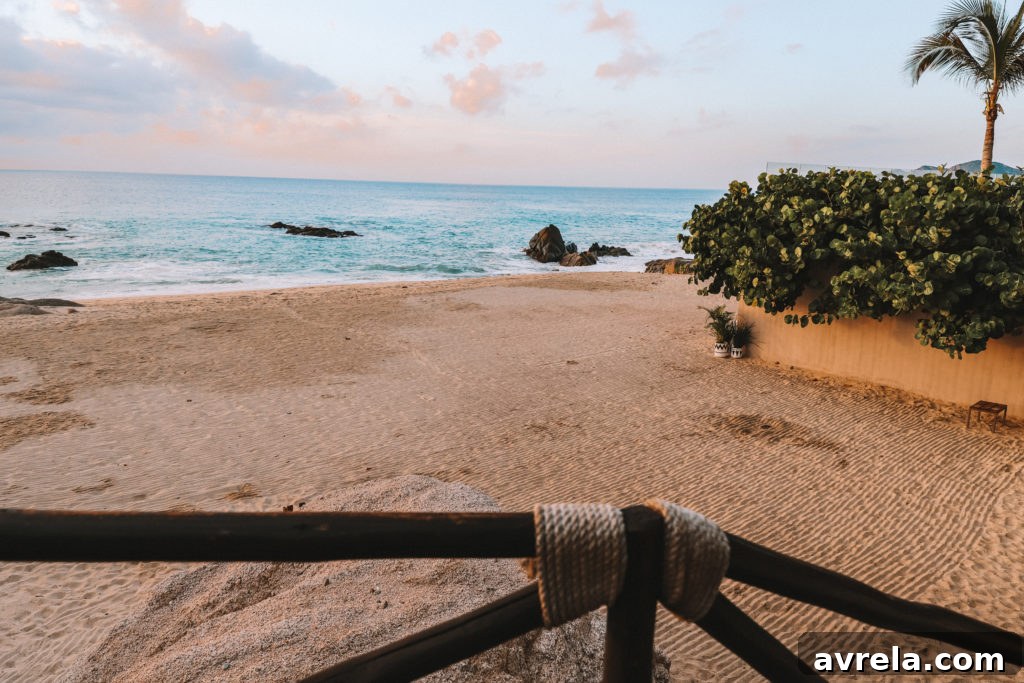 Cabo Real Golf Club with lush greens and ocean views, an ideal spot for golf enthusiasts.