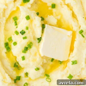 Cream Cheese Mashed Potatoes - Thick and creamy homemade mashed potatoes. Great as a side dish and an absolute staple recipe for the holidays!