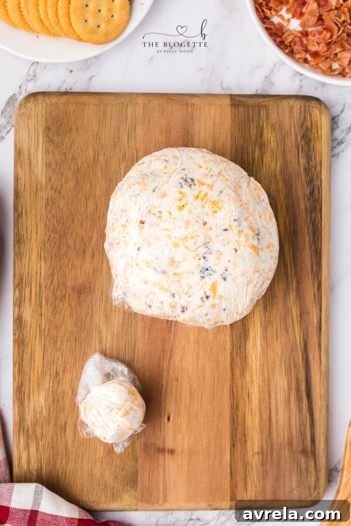 Smoked Turkey & Cheddar Cheeseball 7 How to make a Turkey Cheeseball