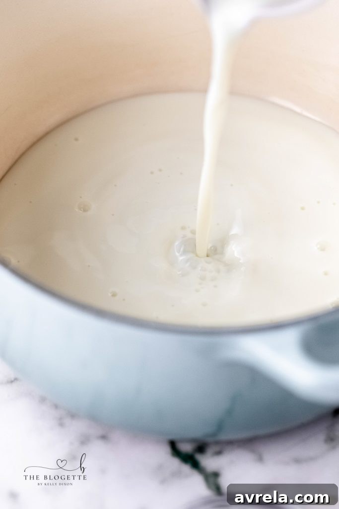 Warm milk