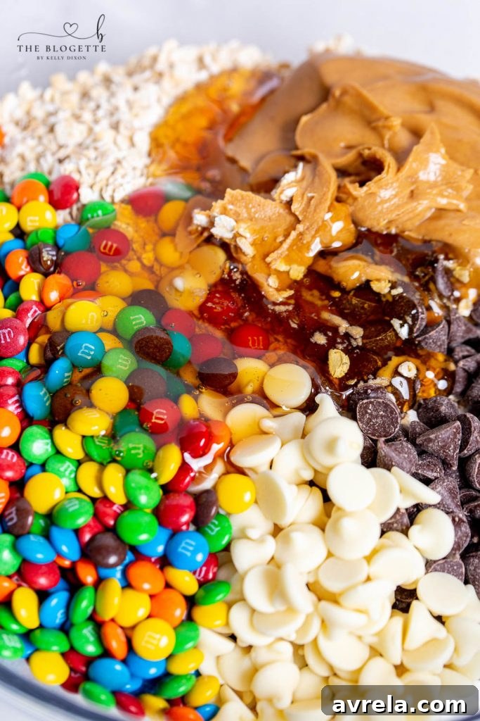 Monster Cookie Ball Ingredients