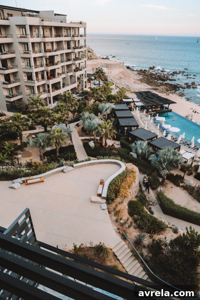 Breathtaking ocean and rock formation views from The Cape Hotel, showcasing its dramatic coastal setting.