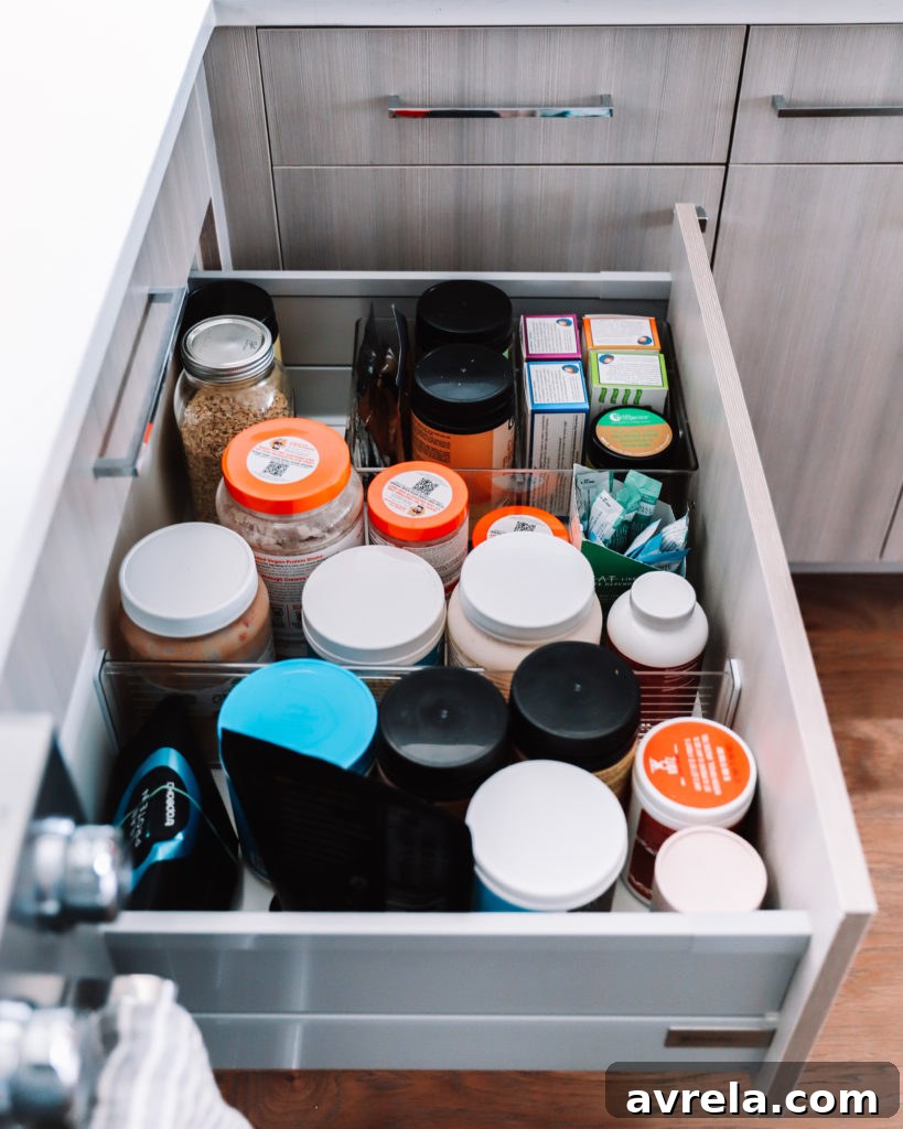 Kitchen Mastery The Art of Effortless Organization 24 Drawer with daily utensils